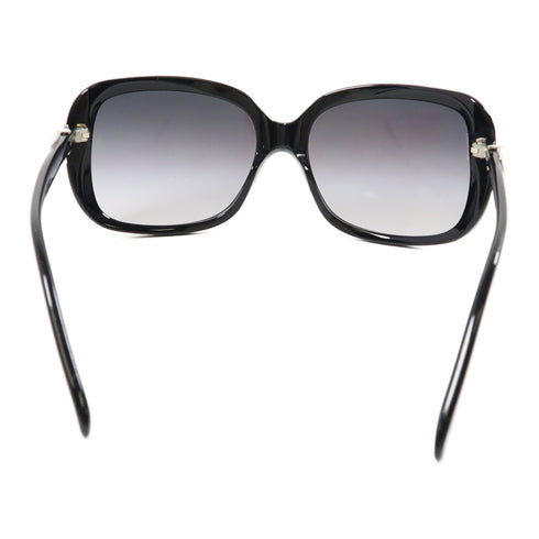 CHANEL CC Sunglasses PVC Black v4