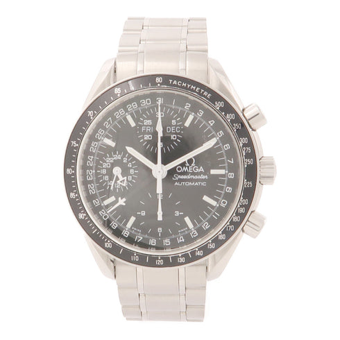 OMEGA Speedmaster Day Date Automatic Watch 35205000 Stainless Steel Black