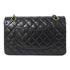 CHANEL Quilted CC GHW Classic Chain Shoulder Bag A01112 Lambskin Leather Black