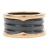 BVLGARI B-zero 1 Ring 18K Rose Gold/Ceramic Black BVLGARI#59/US#8.5