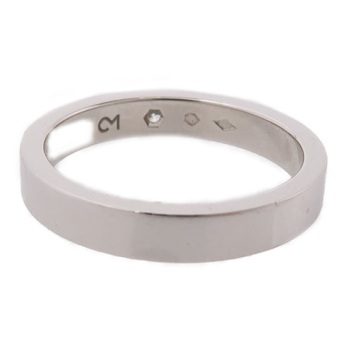 CARTIER Wedding Ring B4051300 Diamond PT950 Platinum Cartier#49 US#4.75