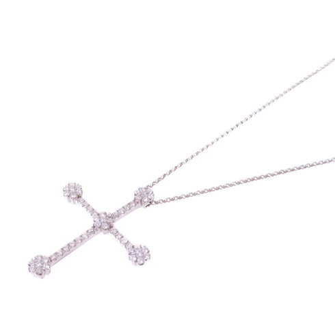 Ponte Vecchio 0.93ct Diamond Necklace 18K White Gold