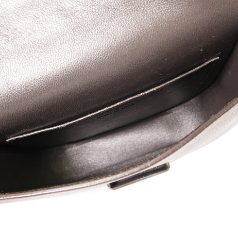 CELINE GHW Trotteur Shoulder Bag Calfskin Leather