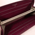 CHANEL CC SHW Zipper Long Wallet Calfskin Leather Purple