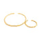 FINE JEWELRY 1.55ct Diamond 0.89ct Diamond Necklace Bangle Set 18K Yellow Gold