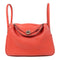 HERMES PHW Lindy 26 2 Way Shoulder Bag Clemence Leather Rose Jaipur