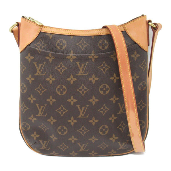 LOUIS VUITTON LV GHW Odeon PM Shoulder Bag M56390 Monogram Brown v1