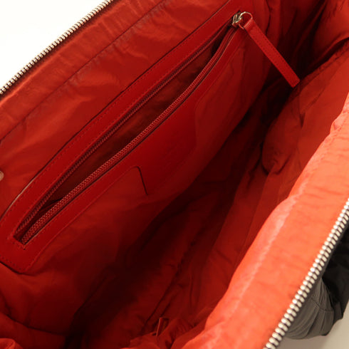 CHANEL CC SHW Coco Cocoon Hand Bag Canvas Black