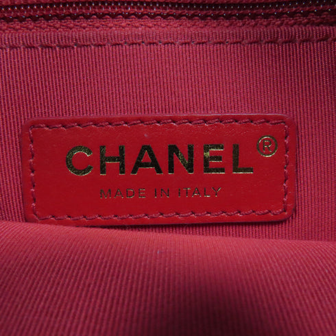 CHANEL Quilted CC GHW Enchained Camera Bag Chain Shoulder Bag Leather Black