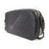 CHANEL CC SHW Chain Shoulder Bag Calfskin Leather Black v