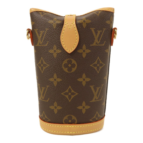 LOUIS VUITTON LV GHW Fold Me Pouch Shoulder Bag M80874 Monogram Brown