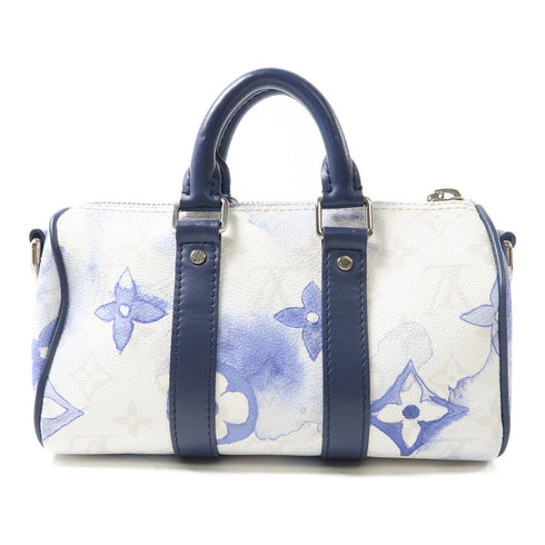 LOUIS VUITTON LV Keepall XS Shoulder Bag M45761 Monogram Watercolor White/Blue