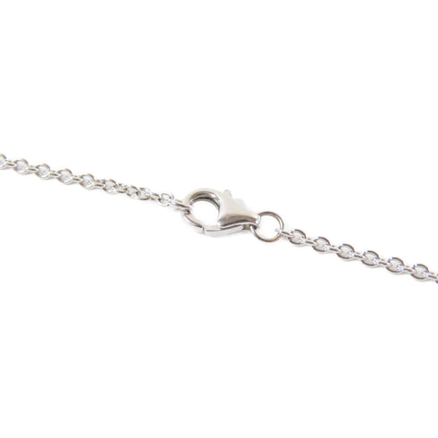 CARTIER Baby Love Necklace 18K White Gold #42cm