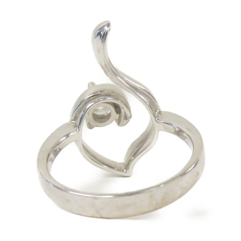 Fine Jewelry 0.34ct Diamond Ring US#5.75 18K White Gold