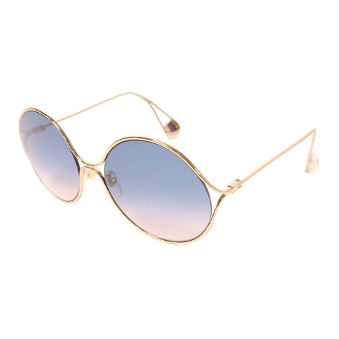 GUCCI GG Sunglasses GG0253SA-003 Metal Gold