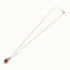 FINE JEWELRY 0.28ct Ruby 0.26ct Diamond Necklace 18K Yellow Gold