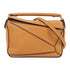 LOEWE GHW Small Puzzle 2 Way Shoulder Bag Calfskin Leather Brown