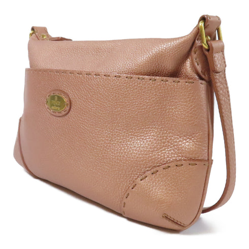 FENDI GHW Shoulder Bag 8BT200 Calfskin Leather Pink