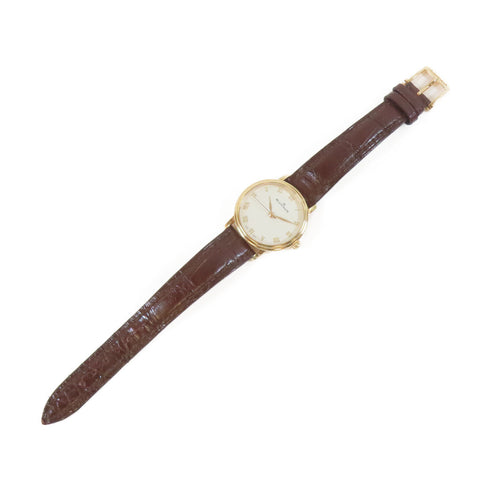 Blancpain Ultraplate Automatic Watch 6104 3642 55A 18K Yellow Gold White