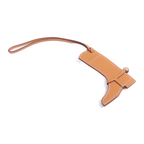 HERMES Paddock Boot Charm Swift Leather