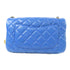CHANEL CC GHW CF Classic Flap Mini Chain Bag AS1787 Lambskin Leather Blue