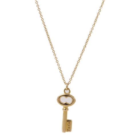TIFFANY&CO Key Necklace Accessories 18K Yellow Gold