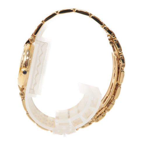 CARTIER Panthere SM Quartz Watch W25024B9 18K Yellow Gold Beige