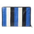 BALENCIAGA SHW Clutch 443658 Calfskin Leather Blue/Black/White