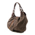 CELINE SHW Hand Bag Shoulder Bag Canvas Brown