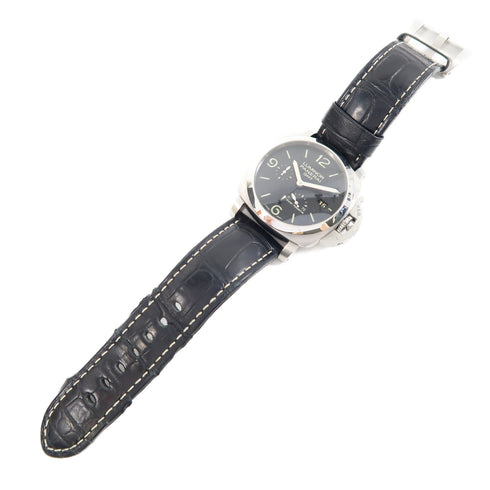 PANERAI Luminor Automatic Watch PAM00321 Leather Black
