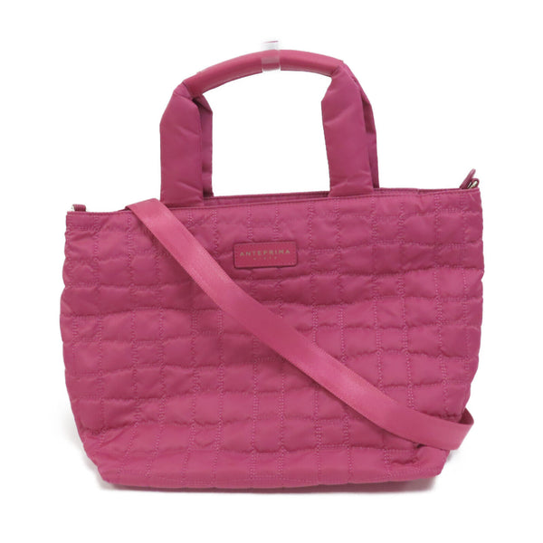 ANTEPRIMA SHW Tote Bag 2Way Shoulder Hand Bag Nylon Pink