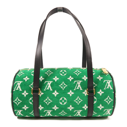 LOUIS VUITTON LV GHW Papillon Shoulder Bag M46206 Monogram Jacquard Velvet Green