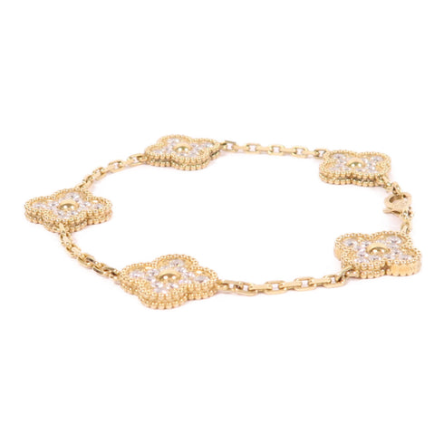 Van Cleef & Arpels Alhambra Bracelet 18K Yellow Gold