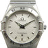 OMEGA Constellation Quartz Wristwatch 1572300 Stainless Steel Beige #17.25cm