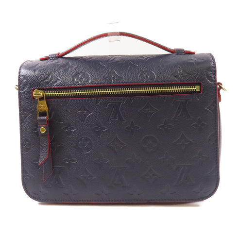 LOUIS VUITTON LV GHW Pochette Metis 2 Way Bag M44071 Monogram Empreinte Navy