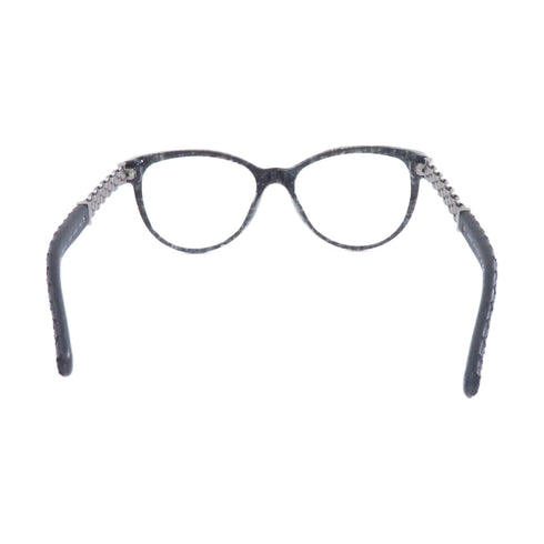 CHANEL CC Glasses Accessories #3321 QC 1527 PVC Black Grey