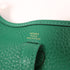 HERMES GHW Evelyne TPM Shoulder Bag Clemence Leather Vert Vertigo
