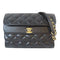 CHANEL Quilted CC GHW Triple Flap Bag Chain Shoulder Bag AS0824 Calfskin Black