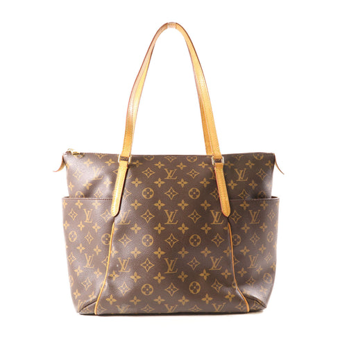 LOUIS VUITTON LV GHW Totally MM Shoulder Tote Bag M56689 Monogram Brown v3
