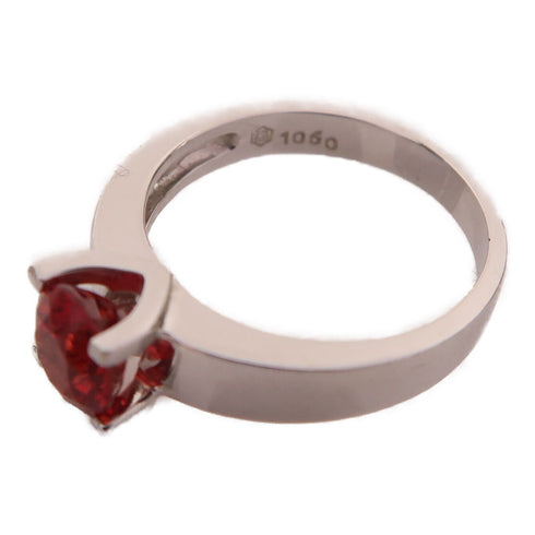 Jewelry Topaz Ring 3.6g 18K White Gold US#4.75