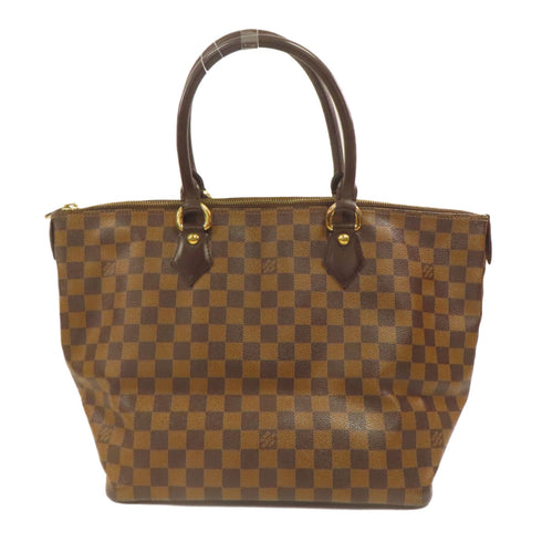 LOUIS VUITTON LV GHW Saleya MM Shoulder Bag N51182 Damier Brown