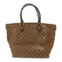 LOUIS VUITTON LV GHW Saleya MM Shoulder Bag N51182 Damier Brown