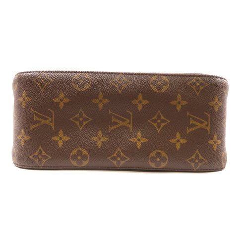 LOUIS VUITTON LV GHW Looping MM Shoulder Bag M51146 Monogram Brown