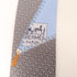HERMES Tie Ties Silk Gray