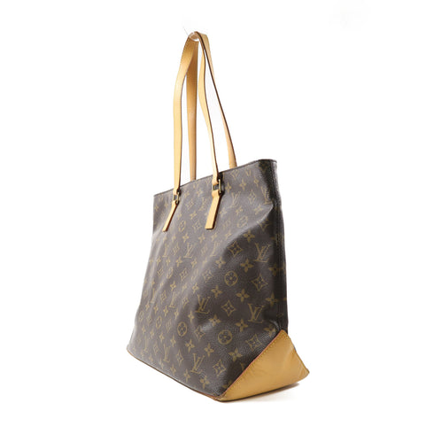 LOUIS VUITTON LV GHW Cabas Mezzo Shoulder Bag M51151 Monogram Brown v1