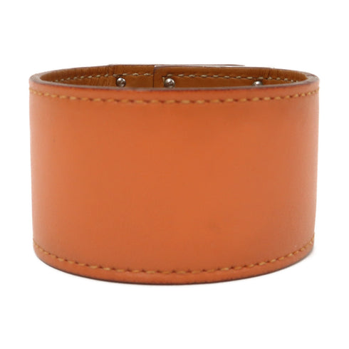 HERMES Kelly Dog Bracelet Swift Leather Orange