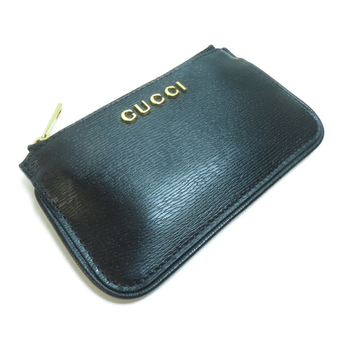 GUCCI GG GHW Card Case Pouch Coin Case 790102 Calfskin Leather