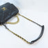 CHANEL CC GHW C19 Chain Shoulder Bag Lambskin Leather Black