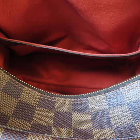 LOUIS VUITTON LV GHW Naviglio Shoulder Messenger Bag N45255 Damier Brown v5