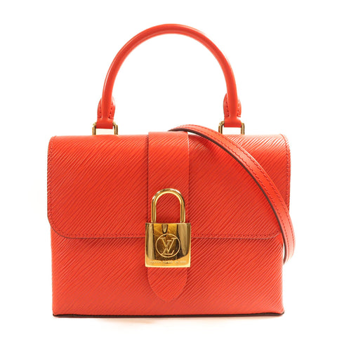 LOUIS VUITTON LV GHW Locky BB Shoulder Bag M53239 Epi Red